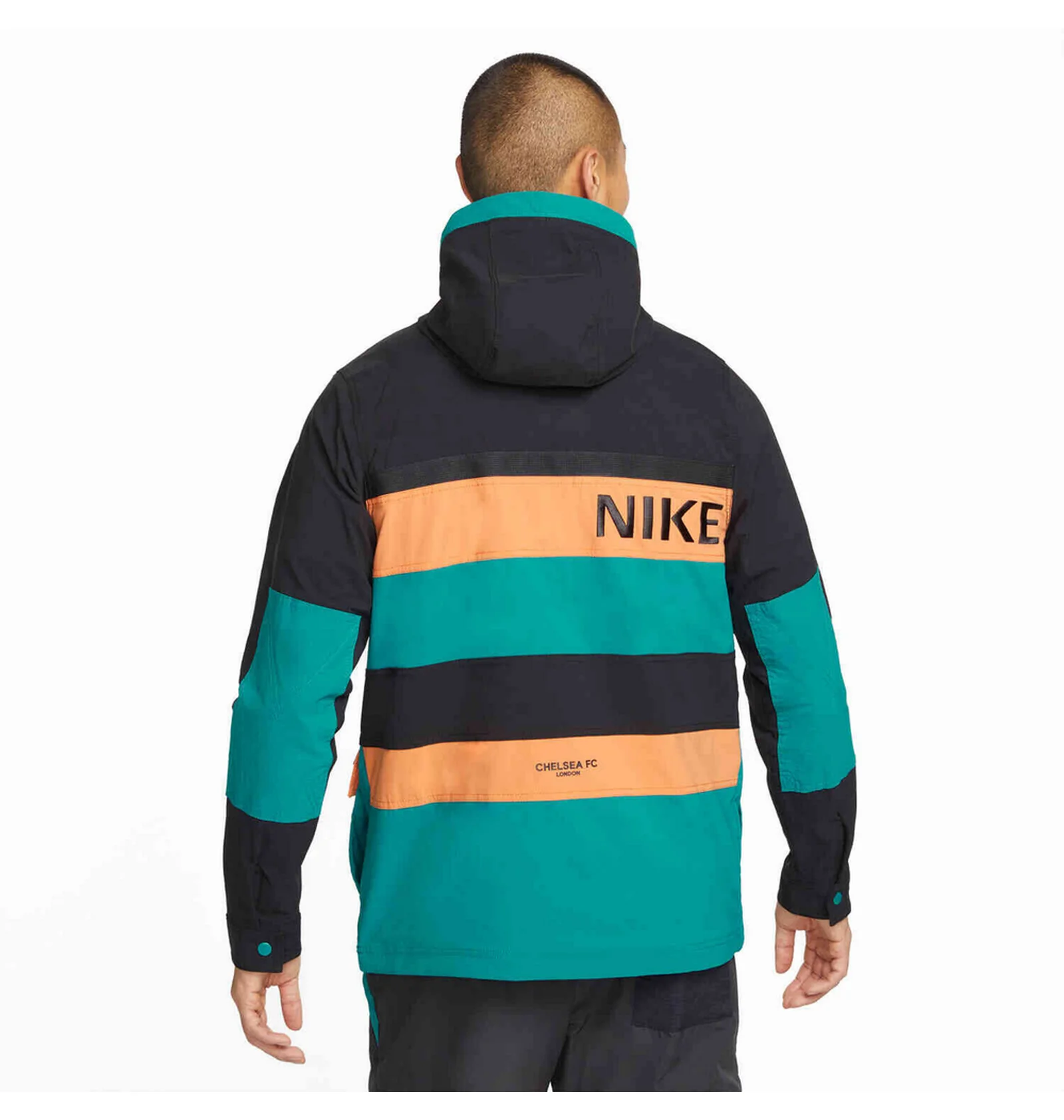 ᐉ Анорак чоловічий Nike Chelsea Hype Jacket Mens Black/Turquoise