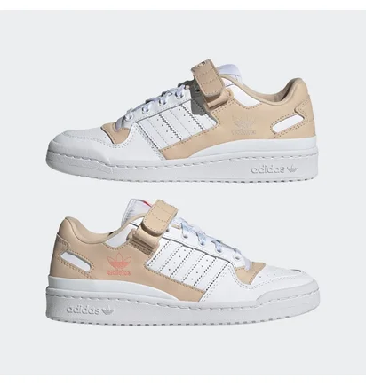Кросівки жіночі Adidas Forum Low Shoes White/Beige Gw0569