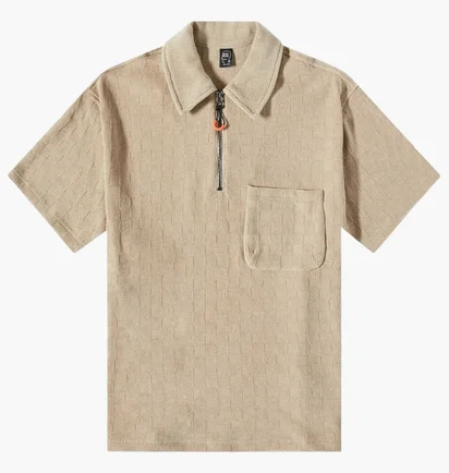 Поло унісекс Brain Dead Knit Check Beige BDP23T13002843BR14