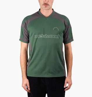 Футболка мужская Metalwood Paneled Jersey Green MWS24-04-100-SPR-TAR