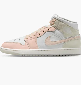 Кроссовки мужские Air Jordan 1 Mid Se White HJ6654-100