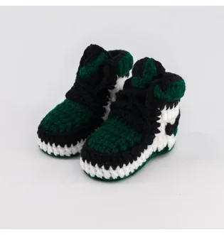 Пінетки дитячі Baby Sneakers Crochet Green AJ156