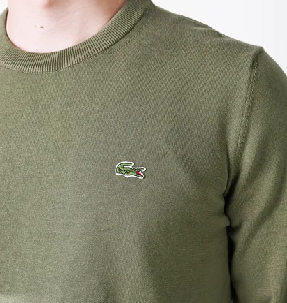 Свитшот унисекс Lacoste Loose Fit Green SH2741BMY