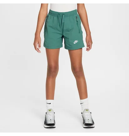 Шорты детские Nike Amplify Woven Turquoise FN9131-361