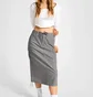 Юбка женская Converse Long Woven Cargo Skirt Grey 10026794-055