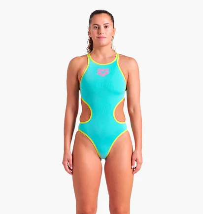 Купальник женский Arena One Biglogo One Piece Turquoise 001198-839