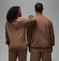 Свитшот унисекс Air Jordan Wordmark Fleece Crew-Neck Sweatshirt Brown FZ3950-223