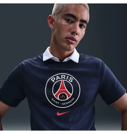 Футболка мужская Nike Psg Crest Blue HQ8328-410