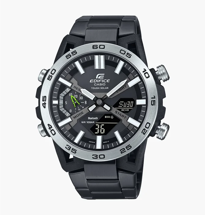 Часы мужские Casio Edifice Tough Solartooth Carbon Shield ECB-2000DD-1A