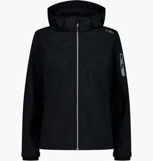 Куртка женская CMP Jacket Zip Hood Black 39A5006-U901