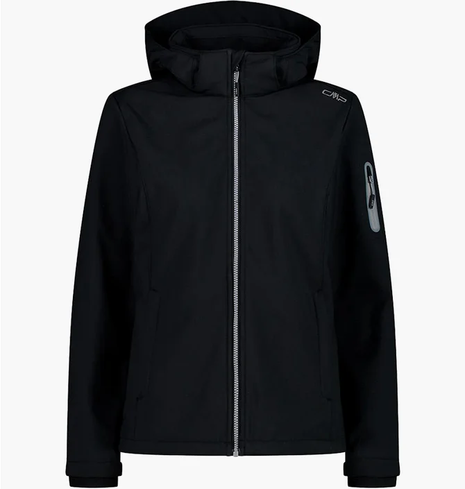 Куртка жіноча CMP Jacket Zip Hood Black 39A5006-U901