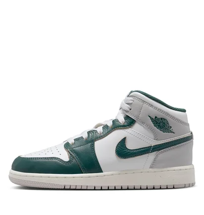 Кроссовки детские Air Jordan 1 Mid Se White/Grey FQ8088-103