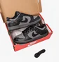 Кросівки жіночі Nike Dunk Low Black/Grey HF1986-001