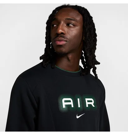 Свитшот мужской Nike Air MenS Fleece Crew- Neck Sweatshirt Black HM0177-011