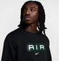 Свитшот мужской Nike Air MenS Fleece Crew- Neck Sweatshirt Black HM0177-011