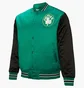 Бомбер мужской Mitchell & Ness Nba Boston Celtics Primetime Heavyweight Vintage Logo Celtics Green JK8453-BCEKYGN