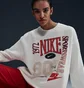 Світшот жіночий Nike WomenS Oversized Crew-Neck French Terry White HF9491-133