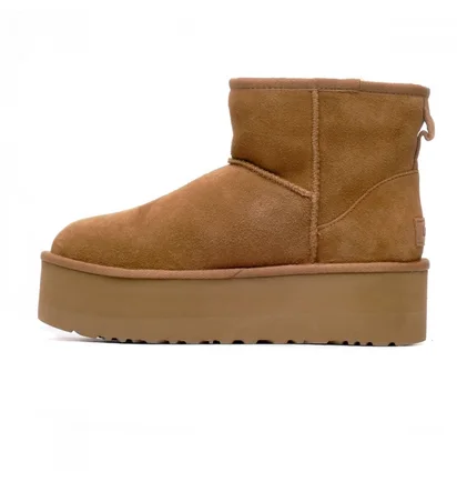 Угги женские UGG Classic Mini Platform Brown 1134991-CHE
