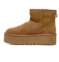 Угги женские UGG Classic Mini Platform Brown 1134991-CHE