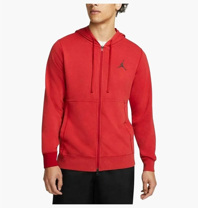 Кофта мужская Air Jordan Dri-Fit Air MenS Fleece Full-Zip Hoodie Red DC9737-687