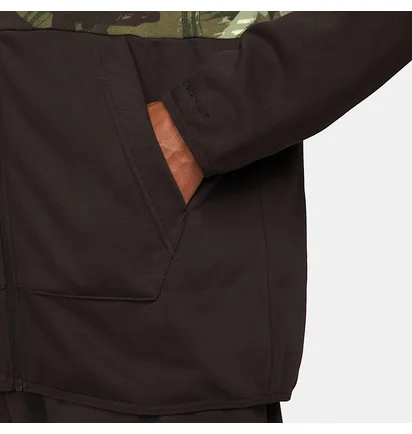 Спортивный костюм мужской Nike Dri-Fit Fleece Black/Green DQ4790-220__FB7081-220
