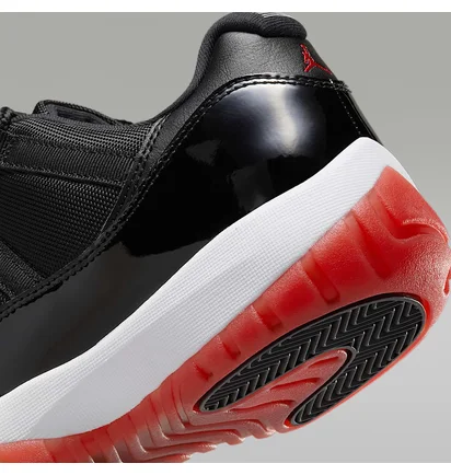 Кроссовки мужские Air Jordan 11 Retro Low Bred 2025 Black FV5104-006