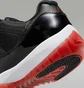 Кроссовки мужские Air Jordan 11 Retro Low Bred 2025 Black FV5104-006