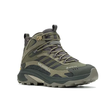 Ботинки мужские Merrell Moab Speed 2 Mid Gtx Olive J037979
