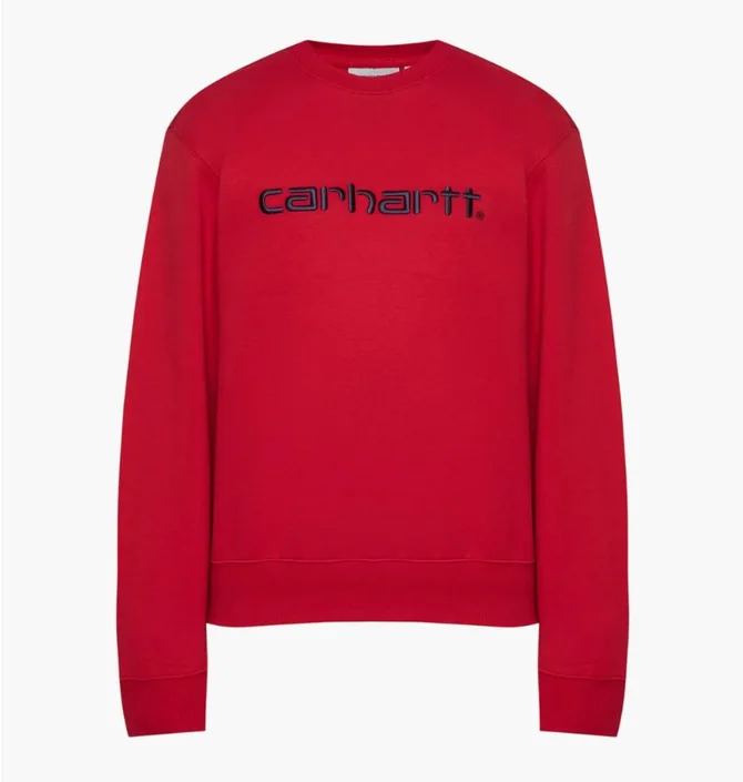 Світшот чоловічий Carhartt WIP Carhartt Red I030546.2QLXX