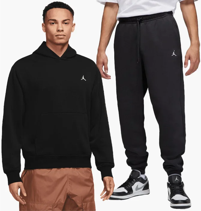 Спортивный костюм мужской Air Jordan Essential Fleece Black DQ7466-010__DQ7340-010