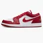 Кросівки чоловічі Air Jordan 1 Low White/Red 553558-607