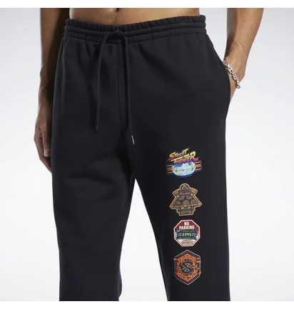 Штани чоловічі Reebok Street Fighter Black Hu1698