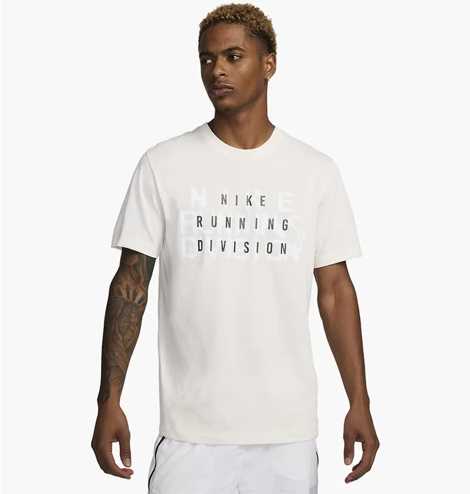 Футболка мужская Nike Dri-Fit Run Division Running T-Shirt White FJ2356-030