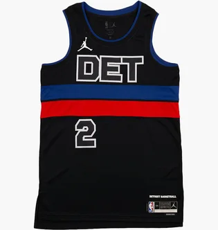 Майка чоловіча Air Jordan Dri-Fit Nba Swingman Jersey Detroit Pistons Statement Edition Cade Cunningham Black DO9525-426