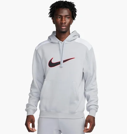 Худи мужское Nike Nsw Sp Flc Bb Grey FN0247-012
