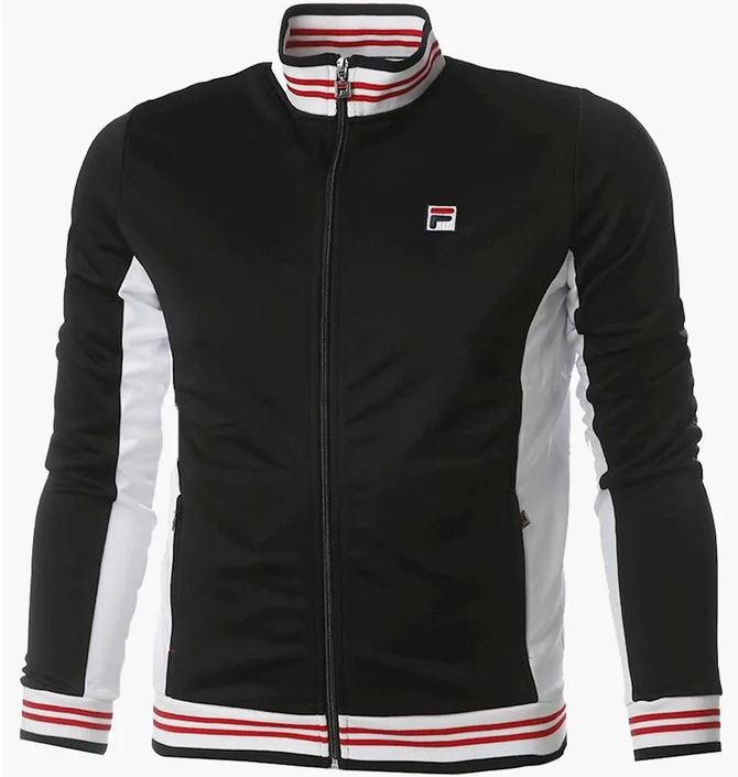 Олимпийка мужская Fila Ole Functional Classic Retrolook Black/Grey FRM151001901