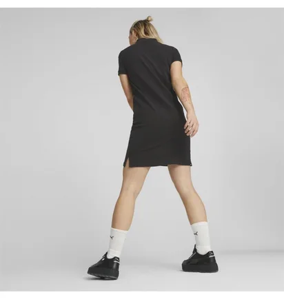 Платье женское Puma Ess Elevated Polo Dress Black 673790-01