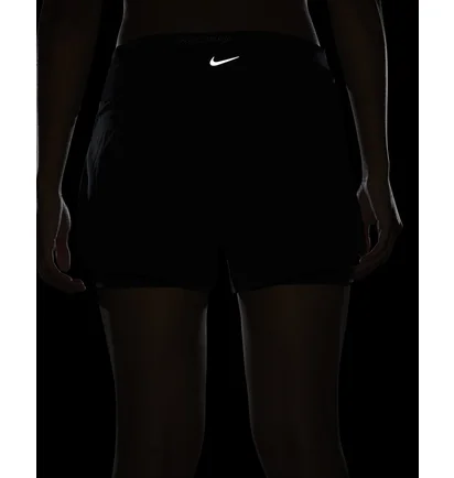 Шорты женские Nike Dri-Fit Swift WomenS Mid-Rise 3 2-In-1 Running Shorts With Pockets Black DX1029-010