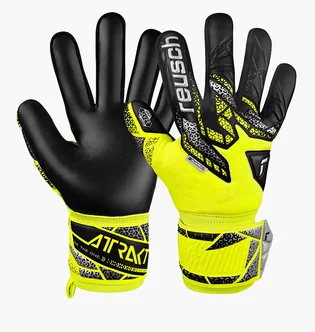 Перчатки вратарские мужские Reusch Attrakt Silver Yellow/Black 5570215-2025