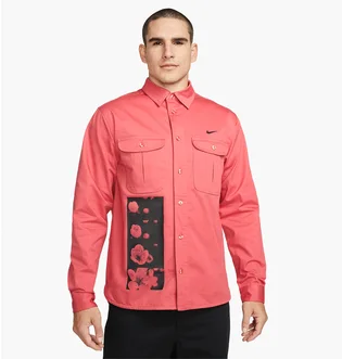 Рубашка унисекс Nike Sb Pink Dv9052-655
