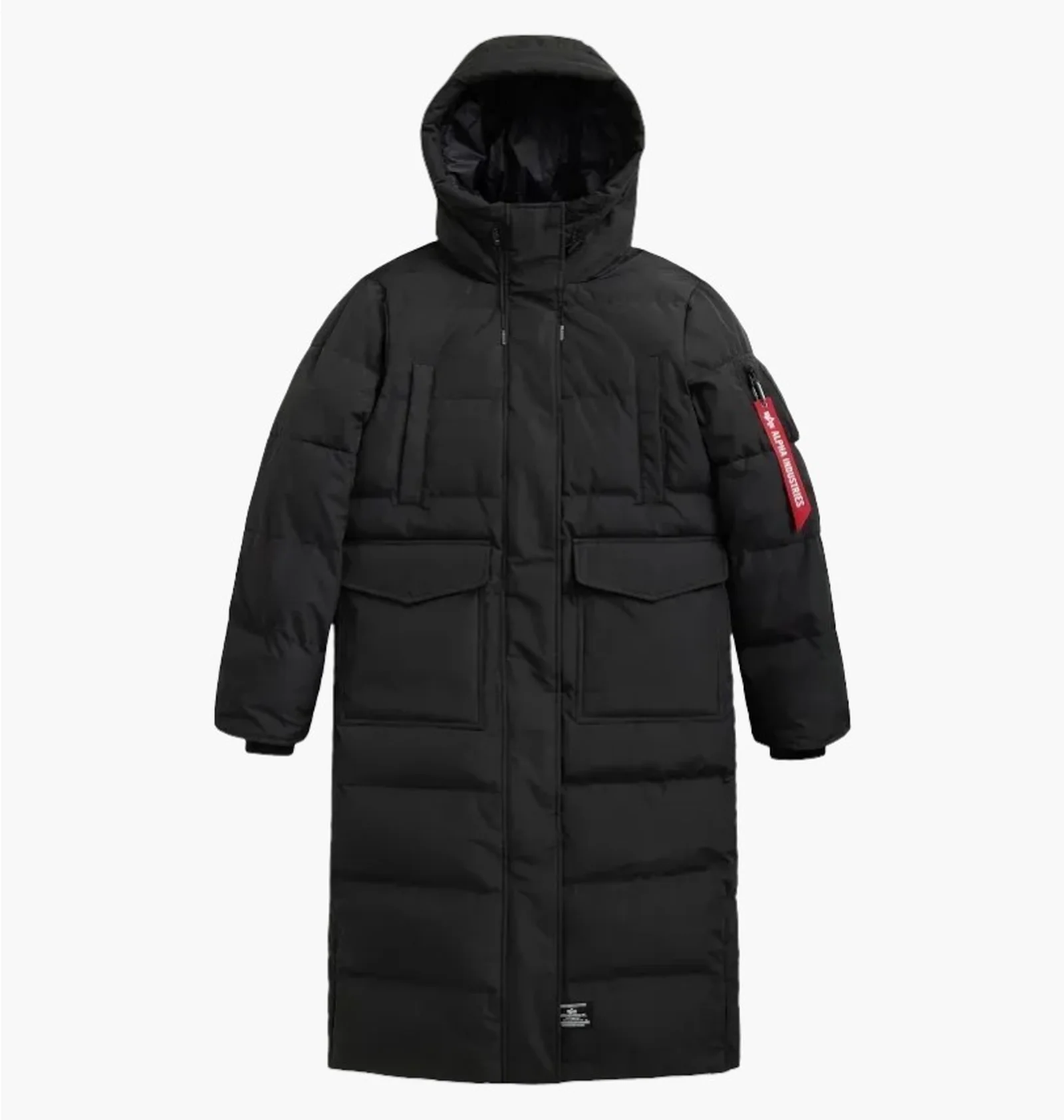 ᐉ Пуховик жіночий Alpha Industries Sierra Long Puffer Black