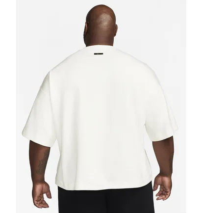Футболка чоловіча Nike Sportswear Tech Fleece Reimagined Oversized Short-Sleeve Sweatshirt White FB8165-133