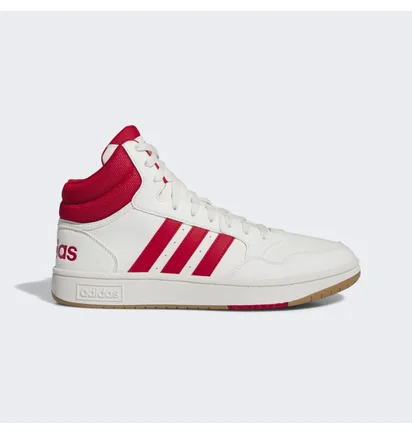 Кроссовки мужские Adidas Hoops 3.0 Mid Lifestyle Basketball Classic Vintage Shoes White IG5569