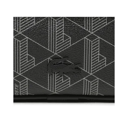 Сумка унисекс Lacoste Reporter Bag Black/Grey NH3650LX.H45