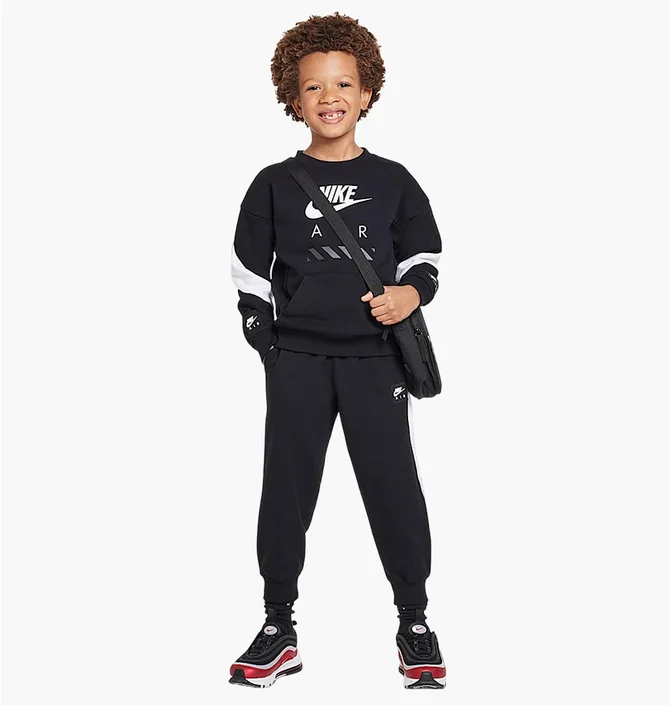 Спортивний костюм дитячий Nike Sportswear Air Fleece Black 86M846-023