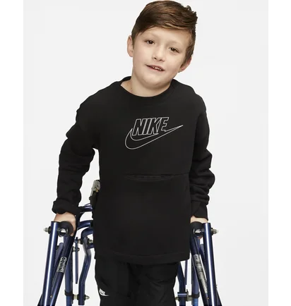 Світшот дитячий Nike U Flyease Play Crew Black DM8539-010