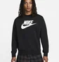 Свитшот мужской Nike Sportswear Club Fleece Futura Logo Crewneck Sweatshirt Black Dq4912-010
