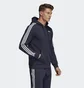 Толстовка чоловіча Adidas Essentials 3-Stripes Black DU0475