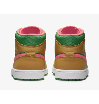 Кросівки чоловічі Air Jordan 1 Mid Se Green/Brown DX4332-700