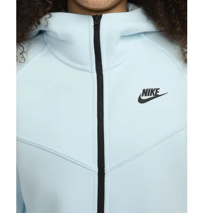Толстовка женская Nike Sportswear Tech Fleece Windrunner Full-Zip Hoodie Light Blue FB8338-474